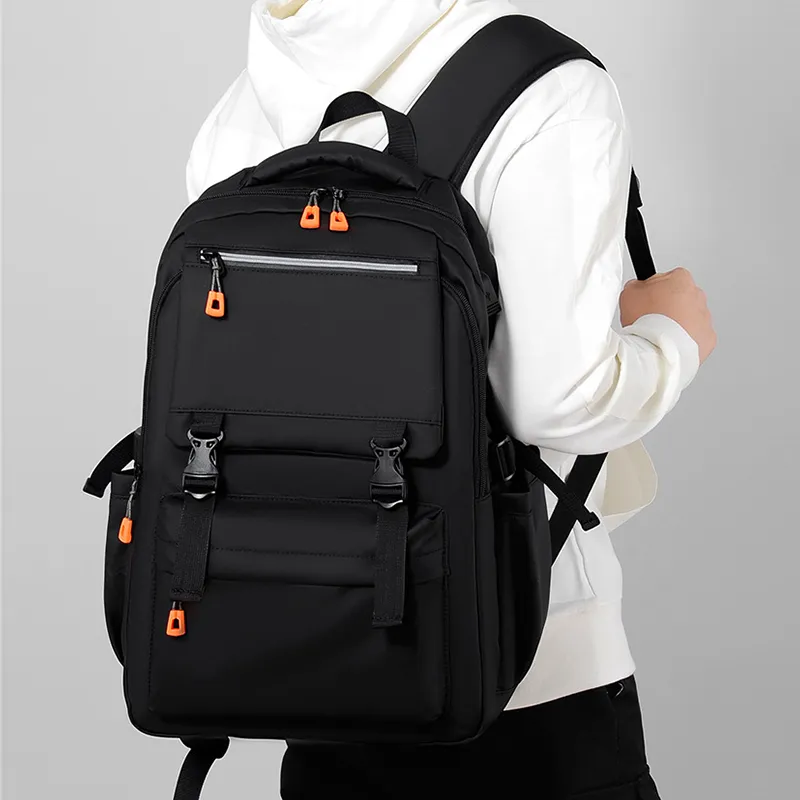 GKY Oxford Backpack Men's Black/Gray-4