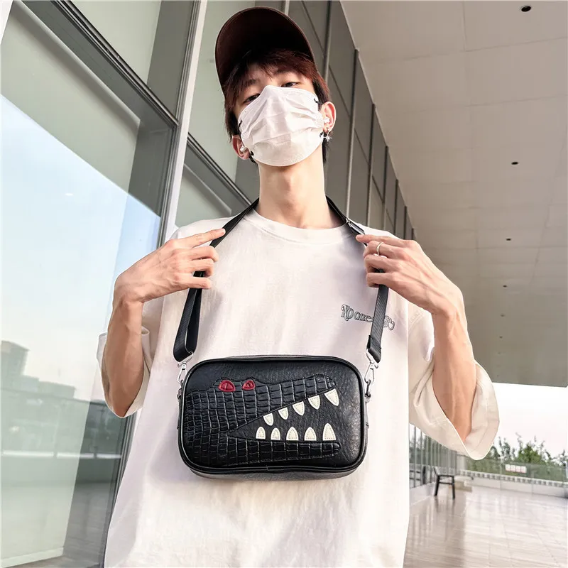 PULUWIRR PU Fanny Pack, Camera Bag, Sling Bag, Crossbody Bag, Shoulder Bag Regular Unisex Black/Brown-18