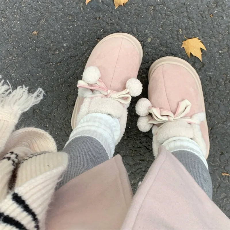 SHIGUDE Home Slippers Women's Light Pink-2