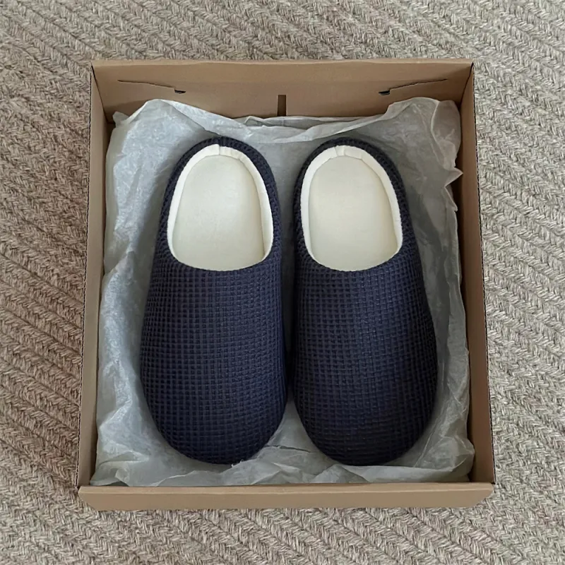 SHIGUDE Home Slippers Unisex, Gray-4