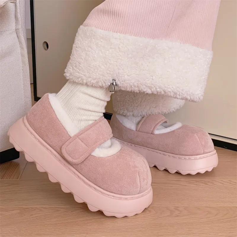 SHIGUDE Cotton Home Slippers Women's Light Khaki-23