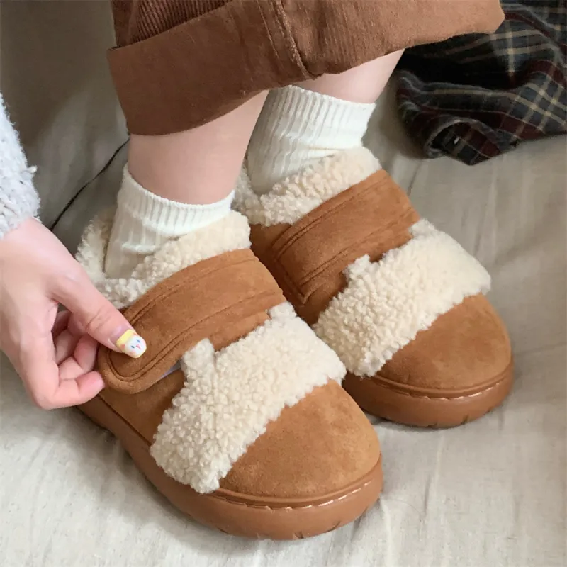 SHIGUDE Home Slippers Unisex Dark Brown-29
