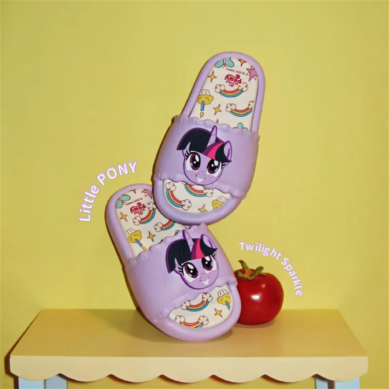 SHIGUDE x MY LITTLE PONY Home Slippers Women's, Purple-4