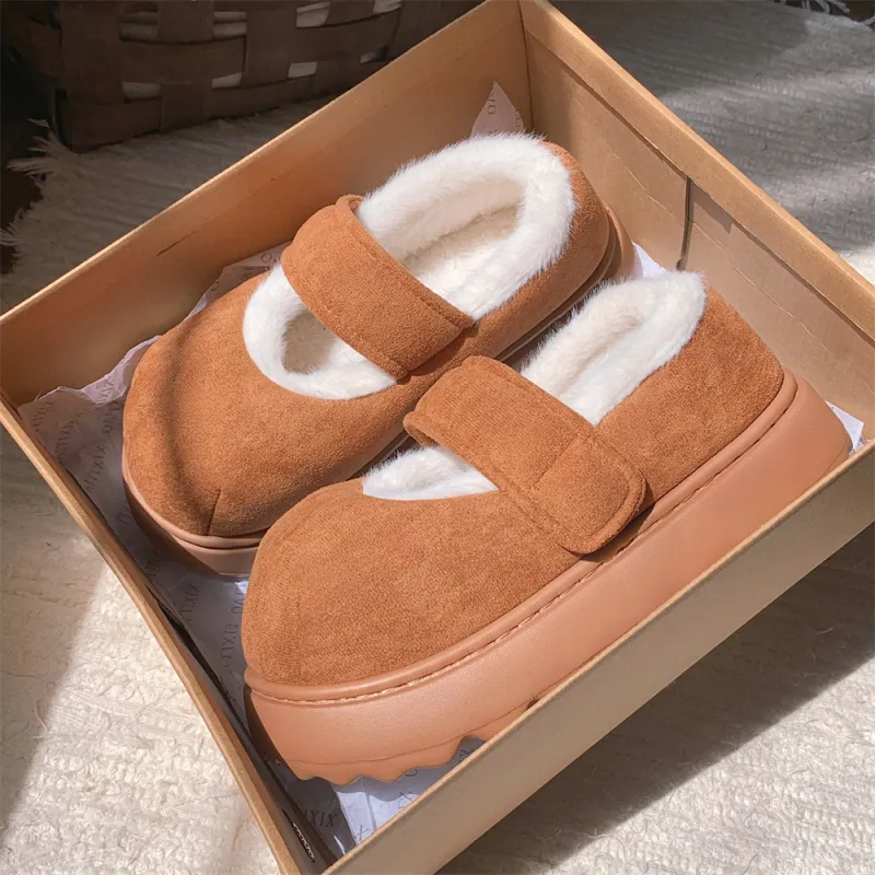 SHIGUDE Cotton Home Slippers Women's Light Khaki-11