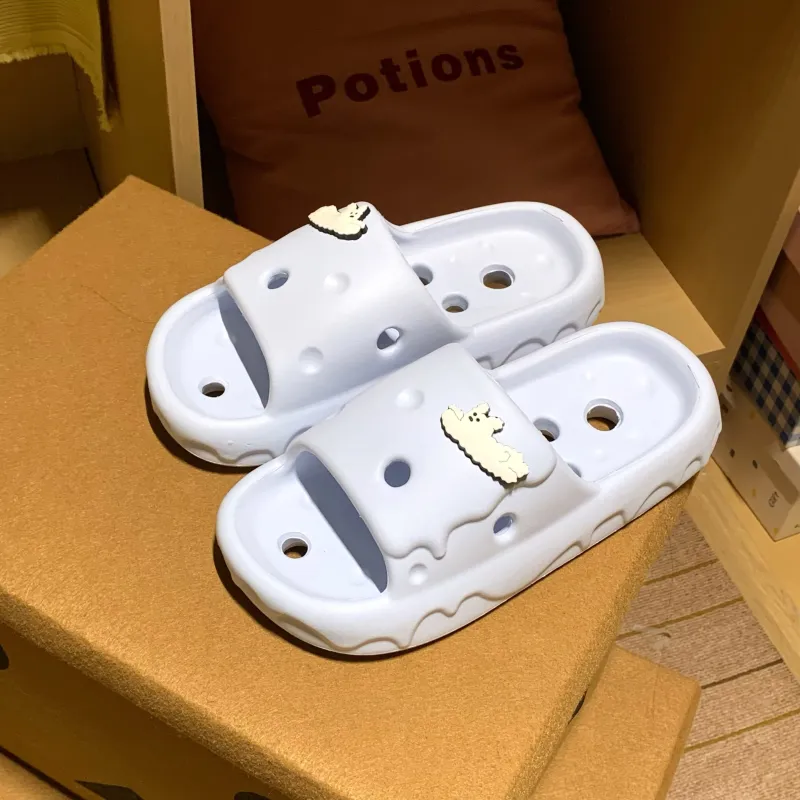SHIGUDE Home Slippers Unisex, Light Yellow-29