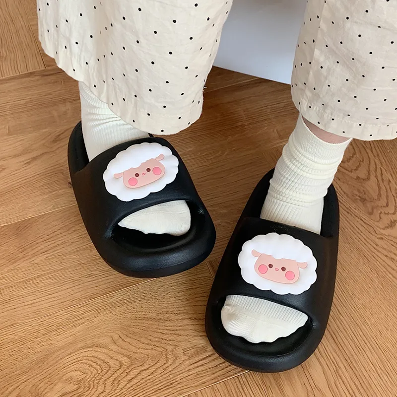 SHIGUDE Sandal Slippers Unisex, Cheese Yellow-11