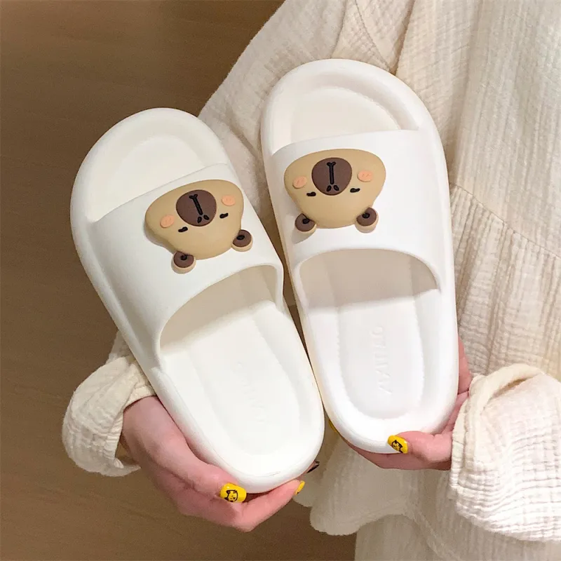 SHIGUDE Slippers Men's & Women's, Black-25