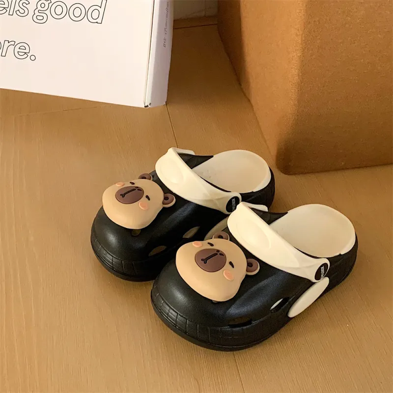 SHIGUDE Sandal Slippers White+Khaki-10