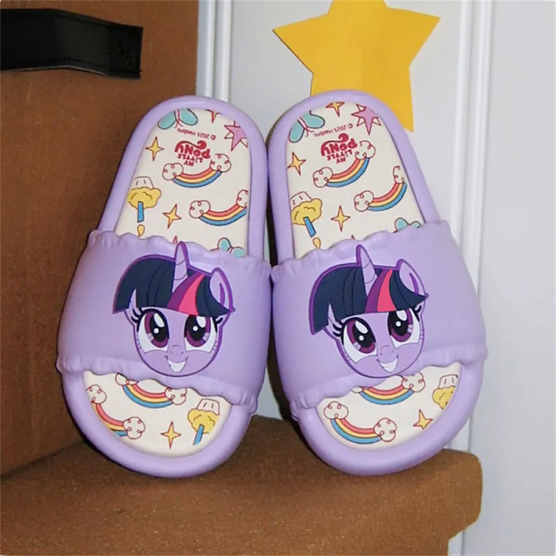 SHIGUDE x MY LITTLE PONY Home Slippers Women's, Purple-1