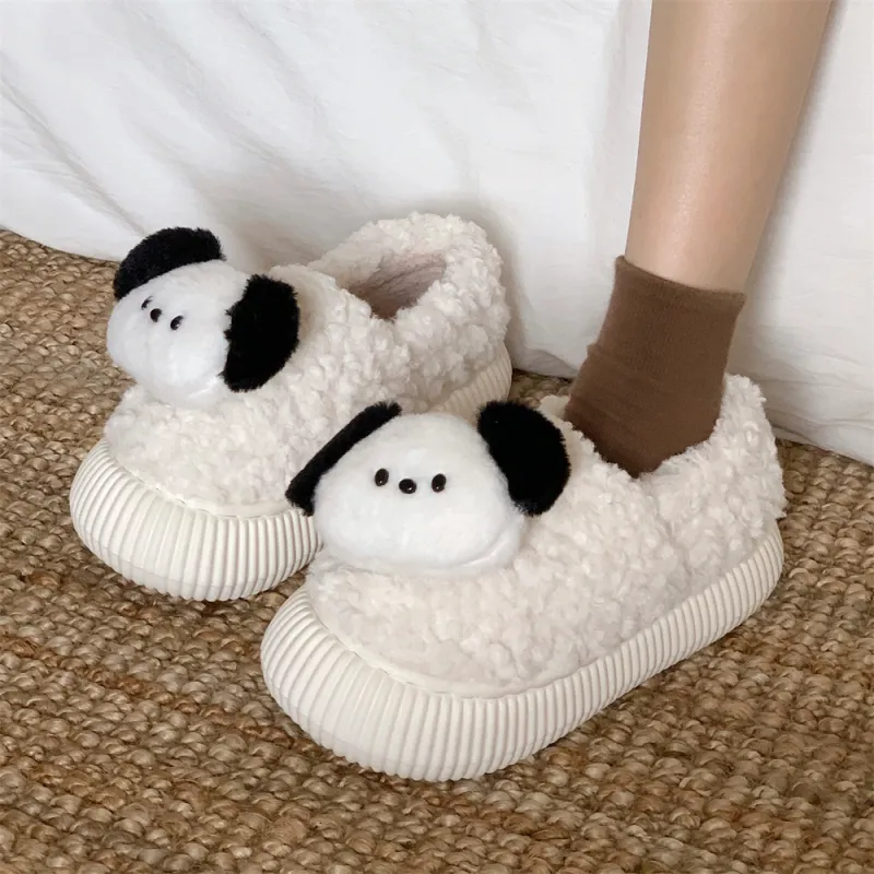 SHIGUDE Cotton Home Slippers Women's Khaki-15