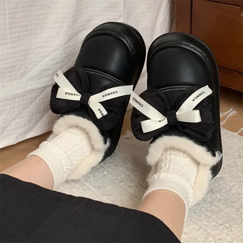 SHIGUDE Indoor Padded Shoes Women's Black-1