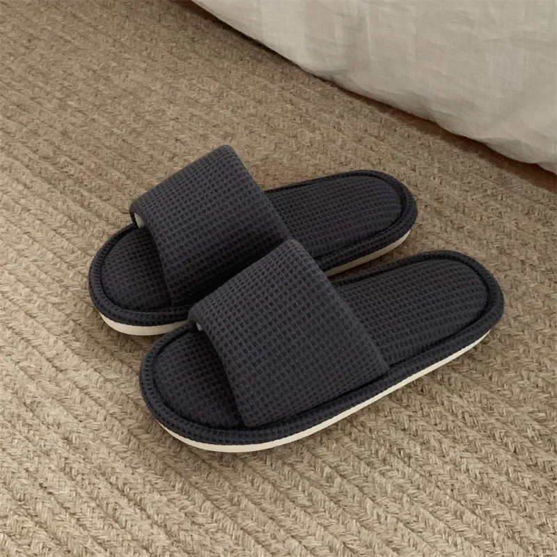 SHIGUDE Home Slippers Unisex, Brown-3