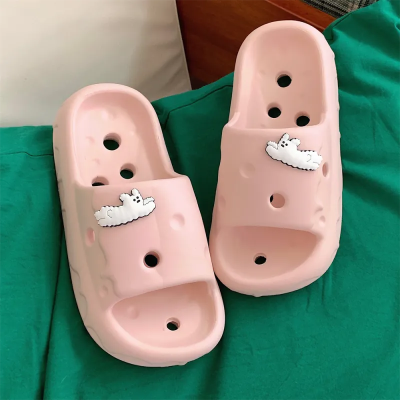 SHIGUDE Home Slippers Unisex, Light Yellow-6