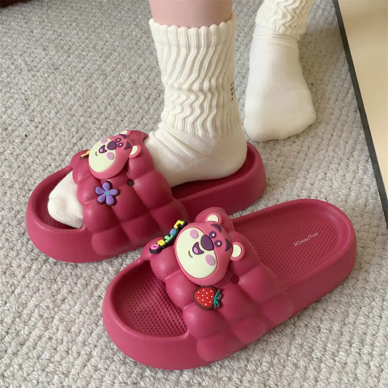 SHIGUDE x Disney Home Slippers Black, Women's-12
