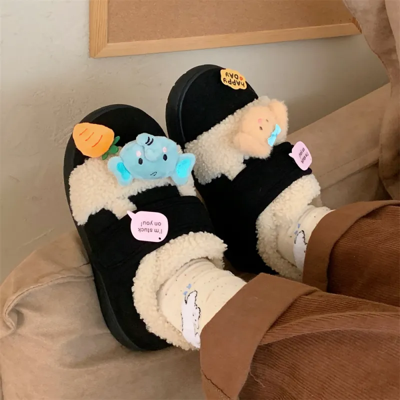 SHIGUDE Slippers / Home Slippers-4