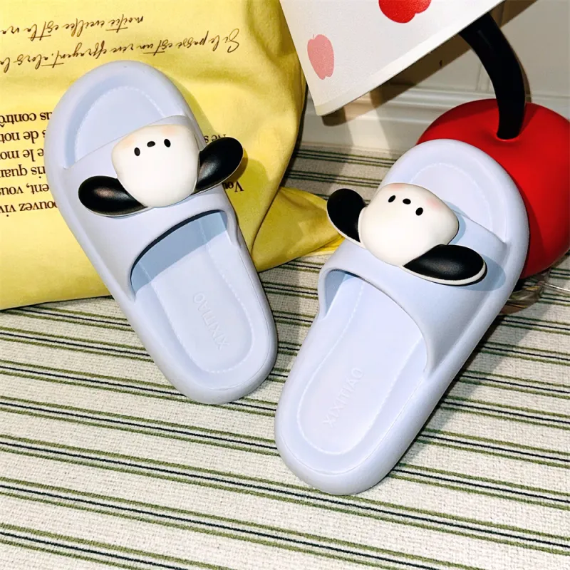 SHIGUDE Sandal Slippers Unisex, Distant Sky Blue-2