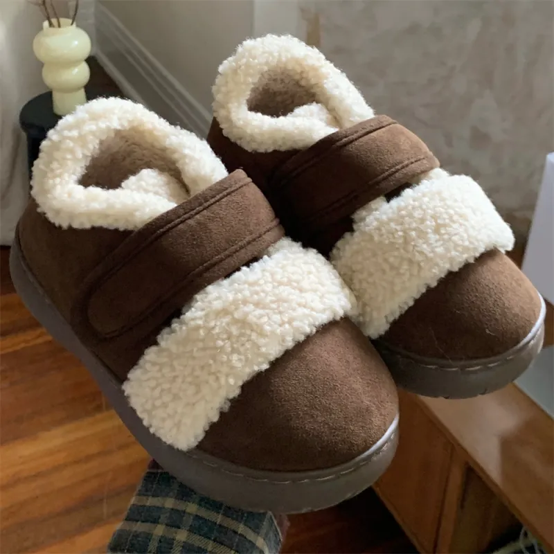 SHIGUDE Home Slippers Unisex Dark Brown-19