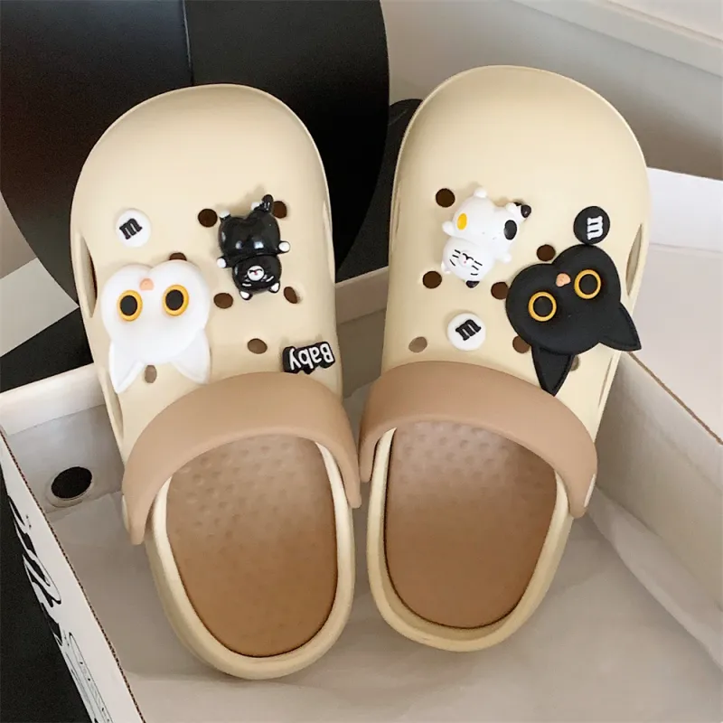 SHIGUDE Sandal Slippers Women's, White Yellow-13