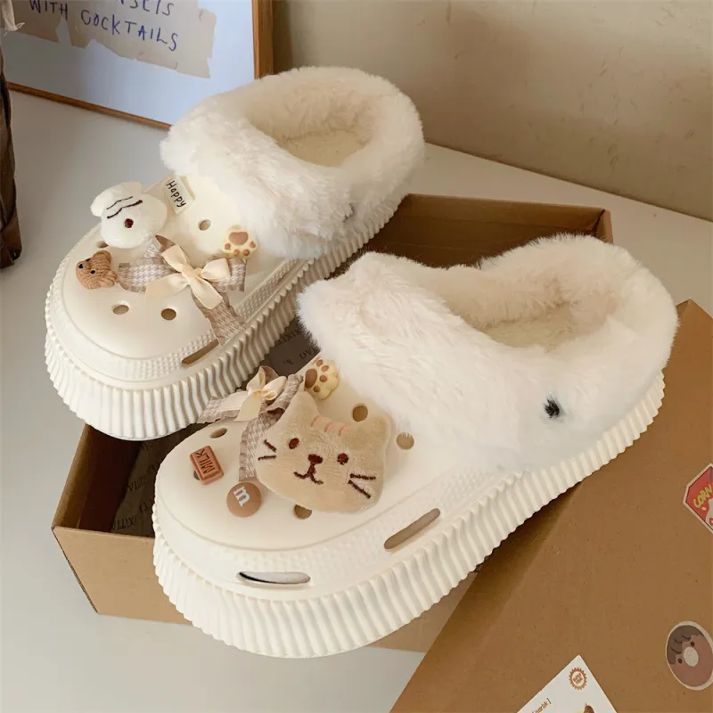 SHIGUDE Home Slippers Women's Black-7