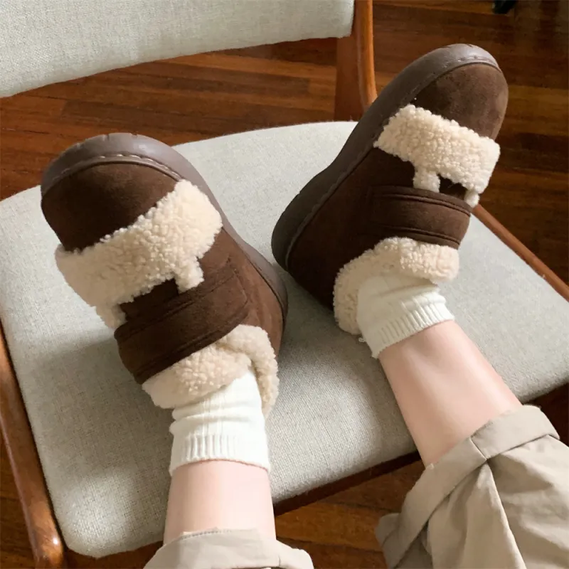 SHIGUDE Home Slippers Unisex Dark Brown-21