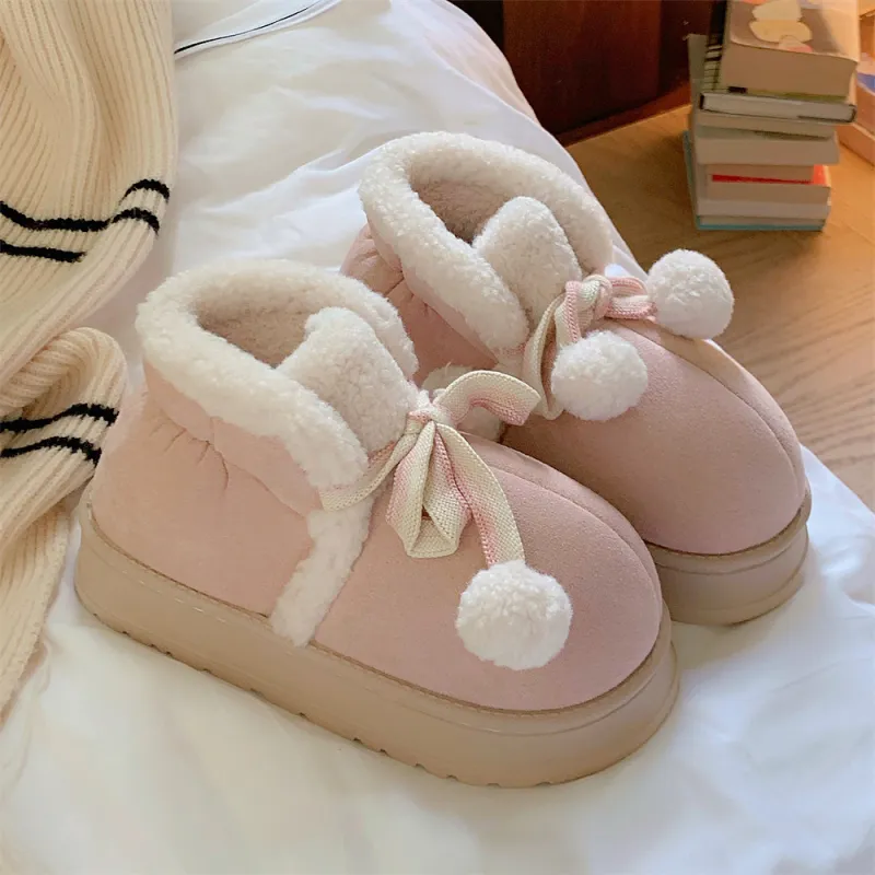 SHIGUDE Home Slippers Women's Light Pink-1