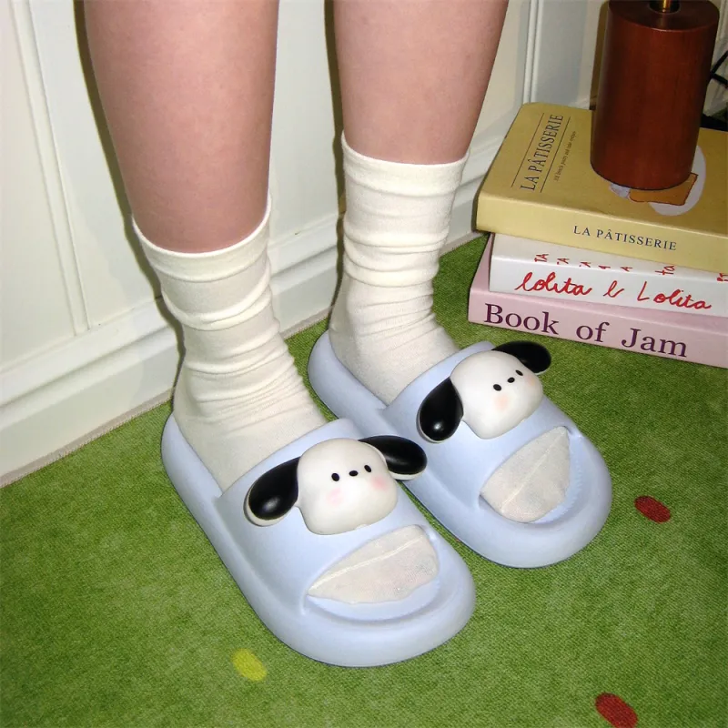 SHIGUDE Sandal Slippers Unisex, Distant Sky Blue-4