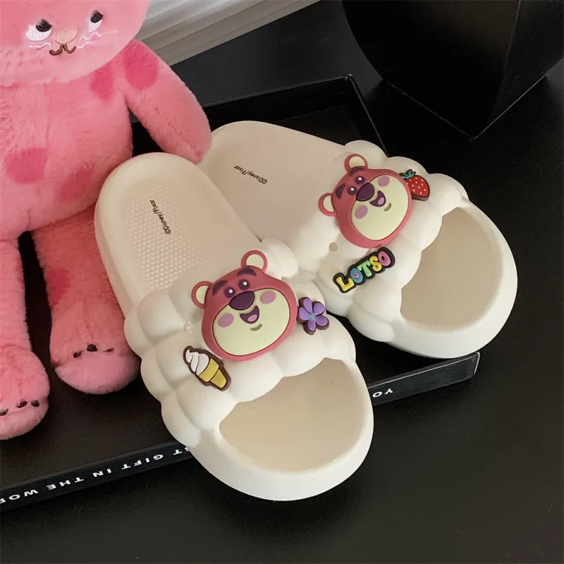 SHIGUDE x Disney Home Slippers Black, Women's-9