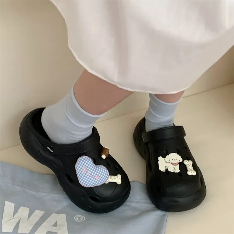 SHIGUDE Slippers Women's, Cream White-10