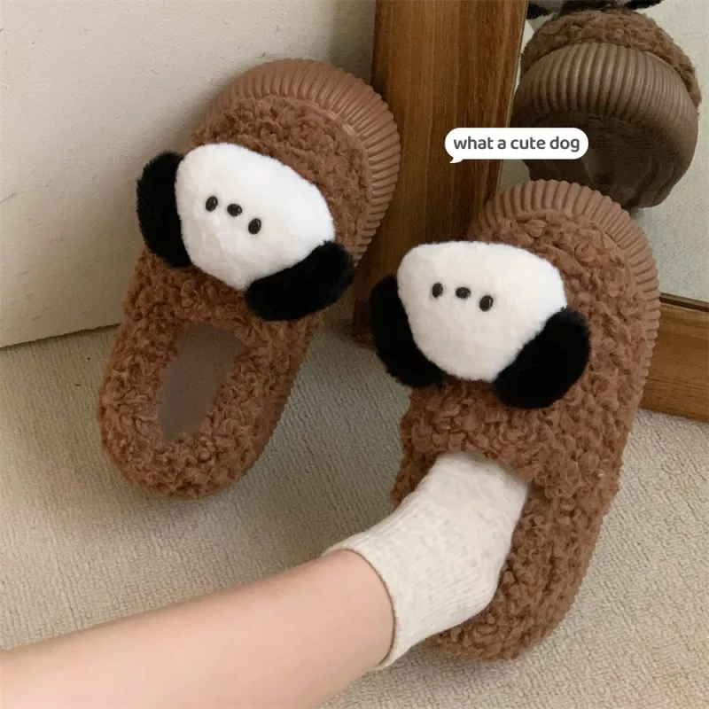 SHIGUDE Cotton Home Slippers Women's Khaki-10