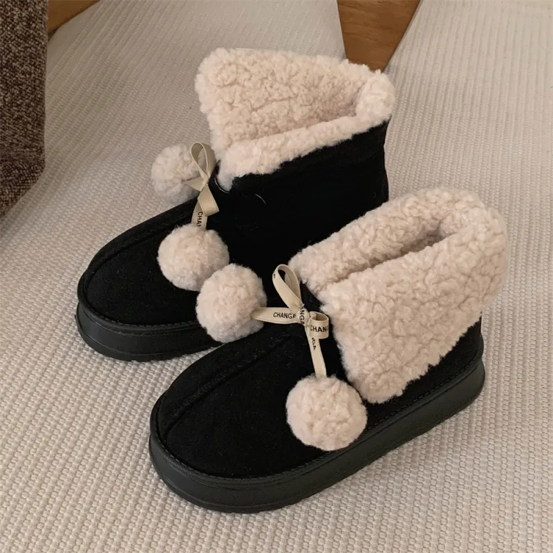 SHIGUDE Cotton Slippers Women's Brown-9