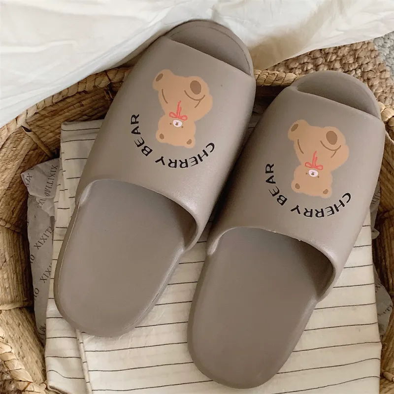 SHIGUDE Sandal Slippers Unisex, Gray-4