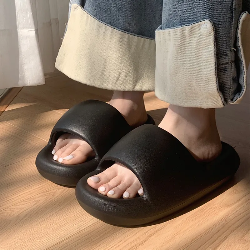 SHIGUDE Slippers Women's, Black-21