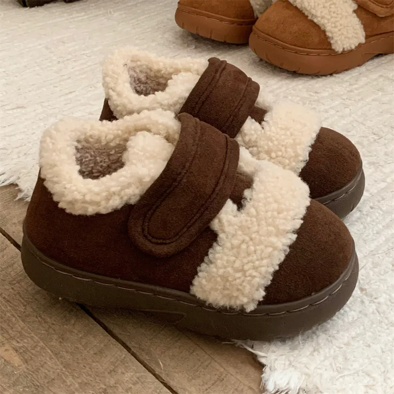 SHIGUDE Home Slippers Unisex Dark Brown-5