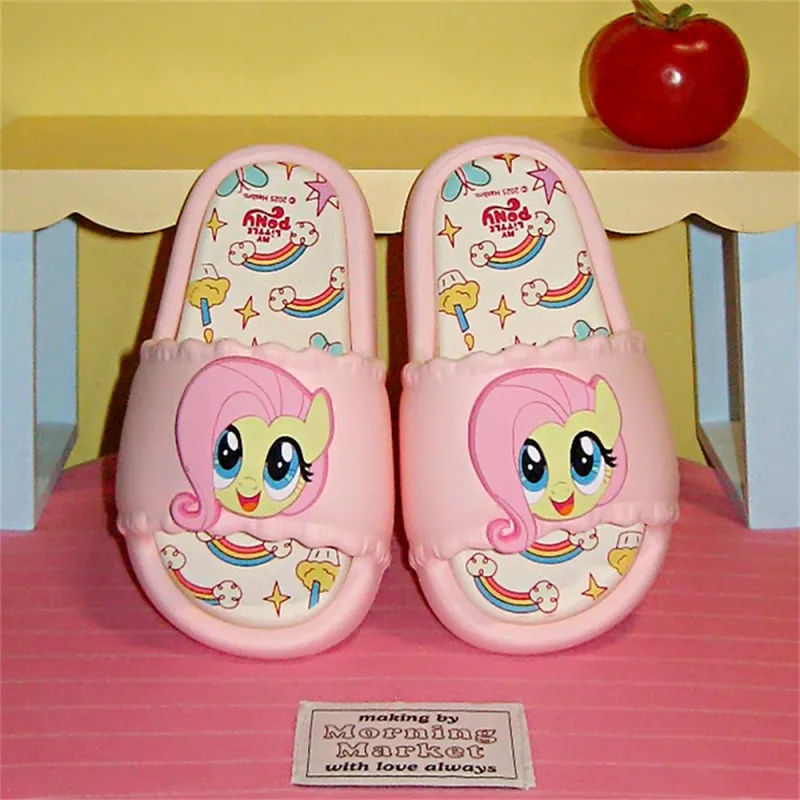 SHIGUDE x MY LITTLE PONY Home Slippers Women's, Purple-16