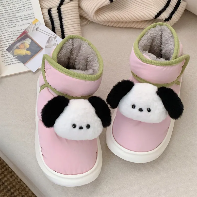 SHIGUDE Cotton Slippers Unisex Yellow-15