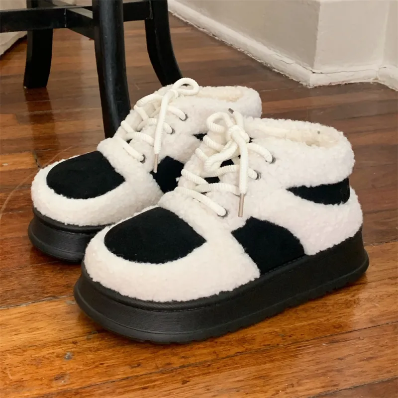 SHIGUDE Cotton Slippers Women's Brown-14