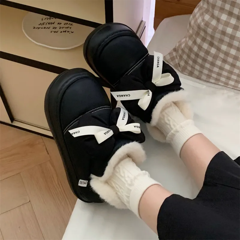 SHIGUDE Indoor Padded Shoes Women's Black-3