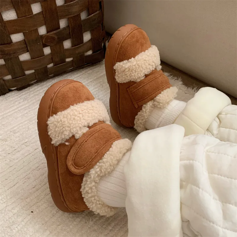 SHIGUDE Home Slippers Unisex Dark Brown-11
