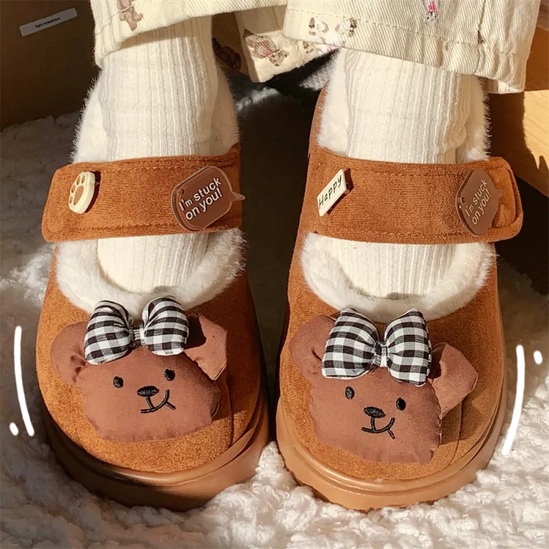 SHIGUDE Cotton Slippers Women's Pink-9