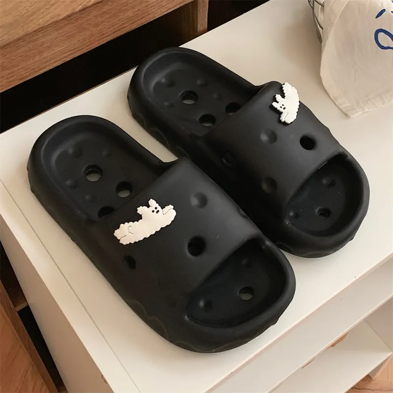 SHIGUDE Home Slippers Unisex, Light Yellow-24