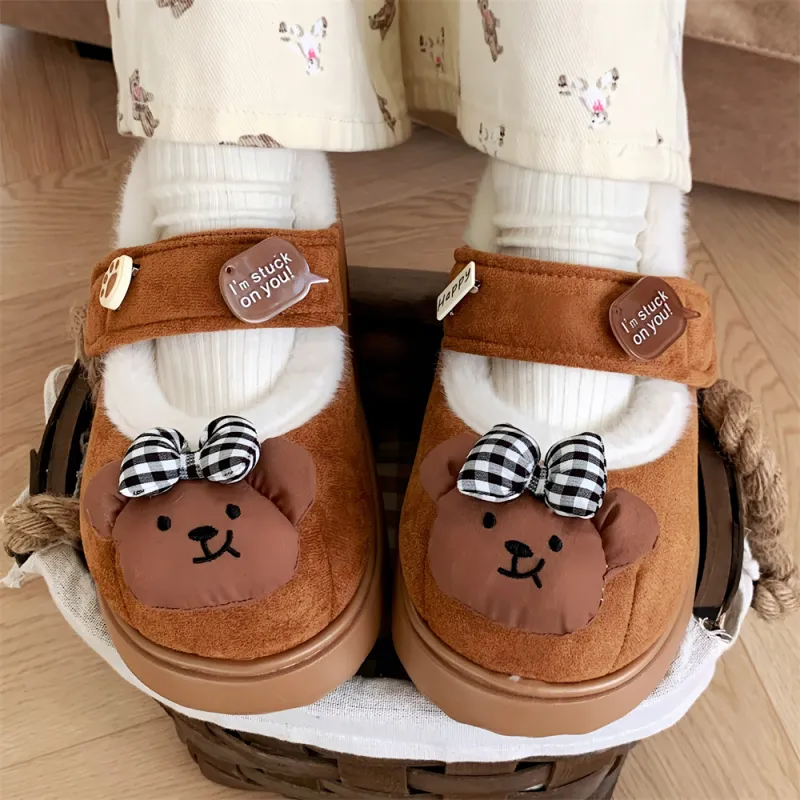 SHIGUDE Cotton Slippers Women's Pink-7