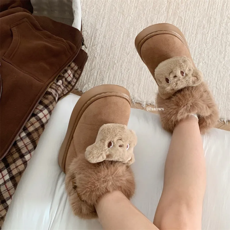 SHIGUDE Cotton Home Slippers Women's Light Brown-5