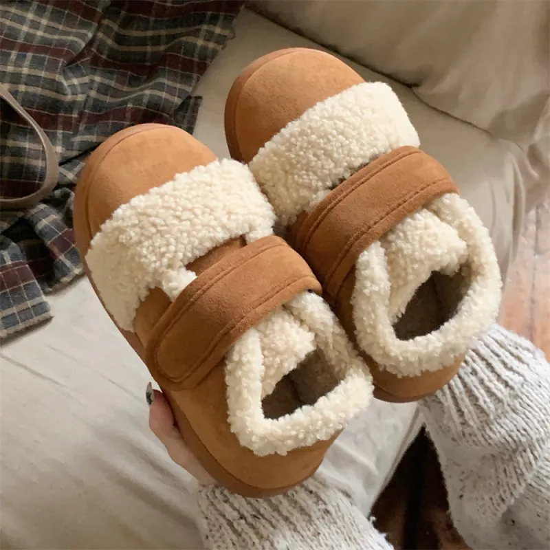 SHIGUDE Home Slippers Unisex Dark Brown-26