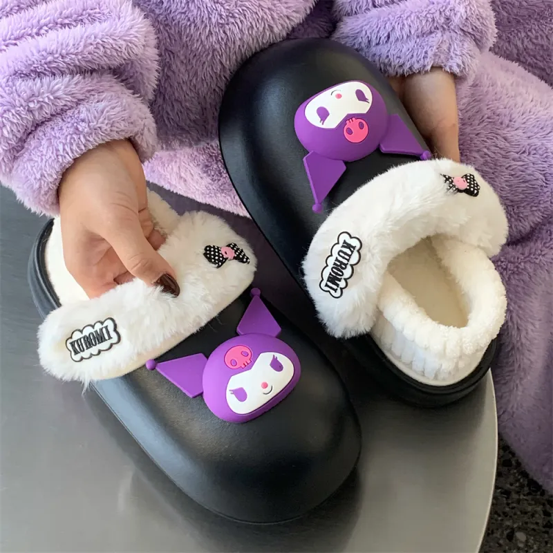 SHIGUDE x Sanrio Slippers Women's Purple-4