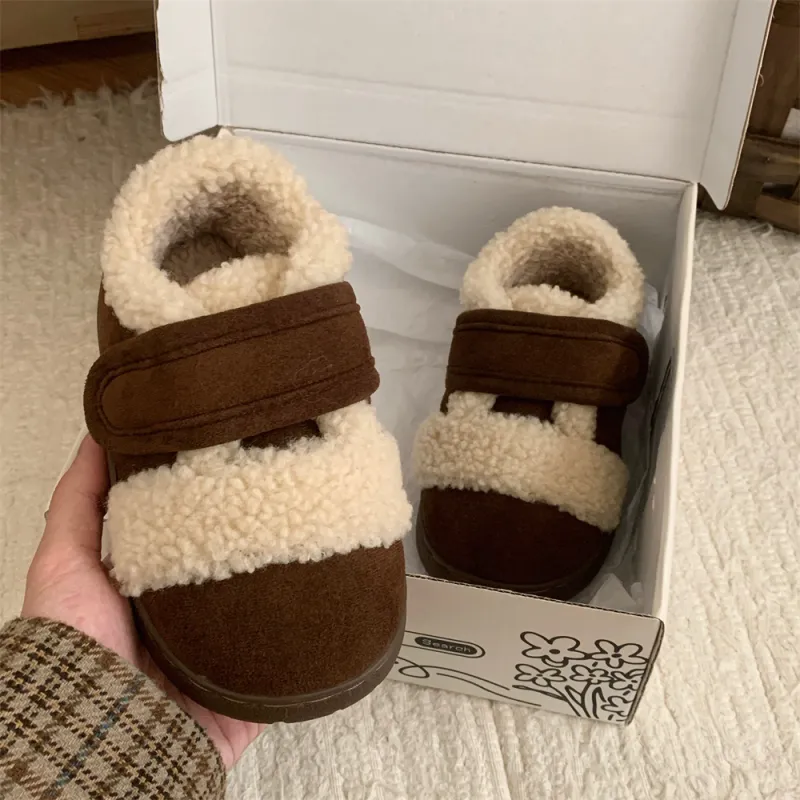 SHIGUDE Home Slippers Unisex Dark Brown-3