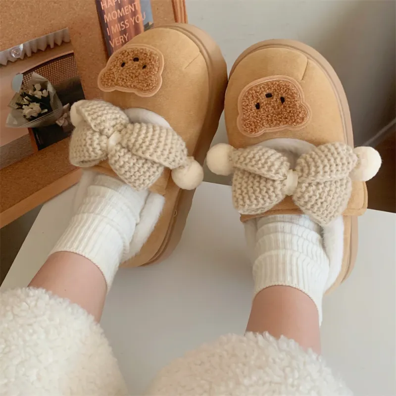 SHIGUDE Cotton Slippers Women's Pink-10
