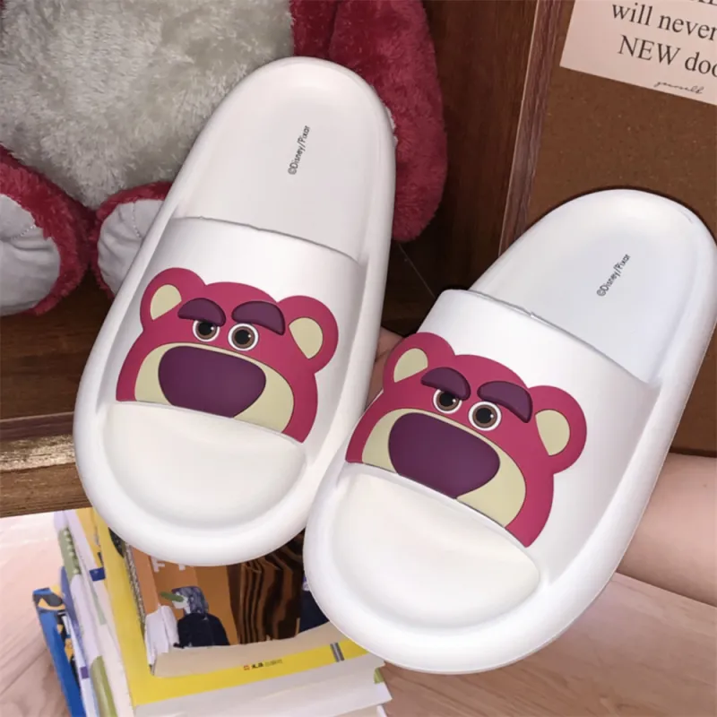 SHIGUDE x Disney Sandal Slippers Women's, Black-14