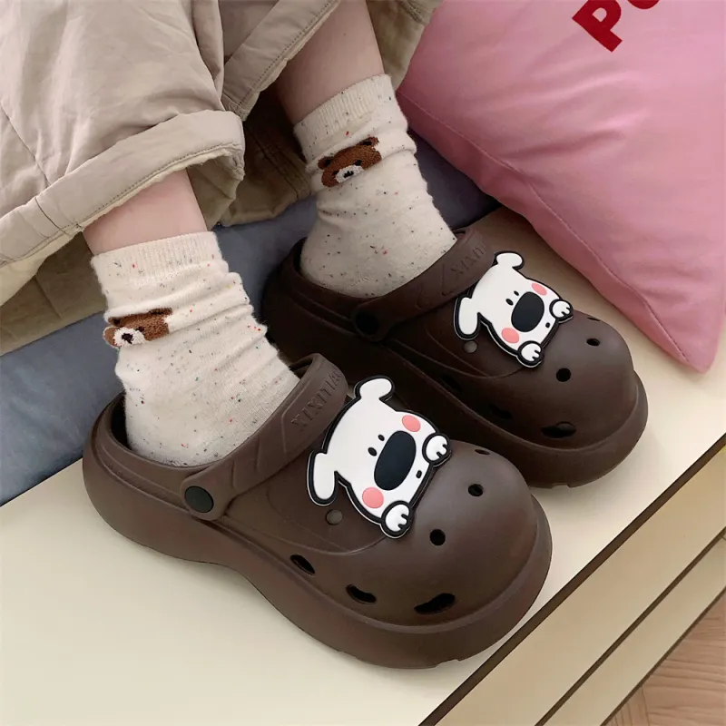 SHIGUDE Home Slippers Women's, Black-16