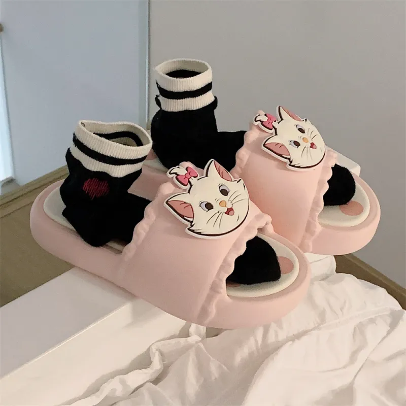 SHIGUDE x Disney Slippers Women's, Cherry Blossom Pink-4