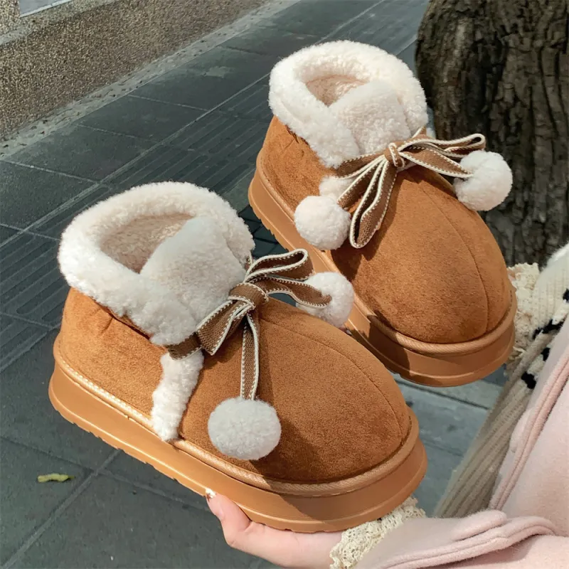 SHIGUDE Home Slippers Women's Light Pink-5